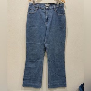 Coldwater Creek Jeans Womens 16 Bootcut Stretch Denim Blue Mid Rise 29” Inseam